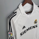 Real Madrid Home Shirt 05/06 - Retro Long Sleeve Version