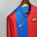 Barcelona Home Shirt 06/07 - Retro Long Sleeve Version