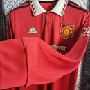Manchester United Home 22/23 Shirt - Long Sleeve Fan Version