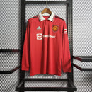 Manchester United Home 22/23 Shirt - Long Sleeve Fan Version