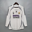 Real Madrid Home Shirt 06/07 - Retro Long Sleeve Version