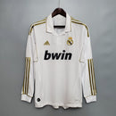 Real Madrid Home Shirt 11/12 - Retro Long Sleeve Version