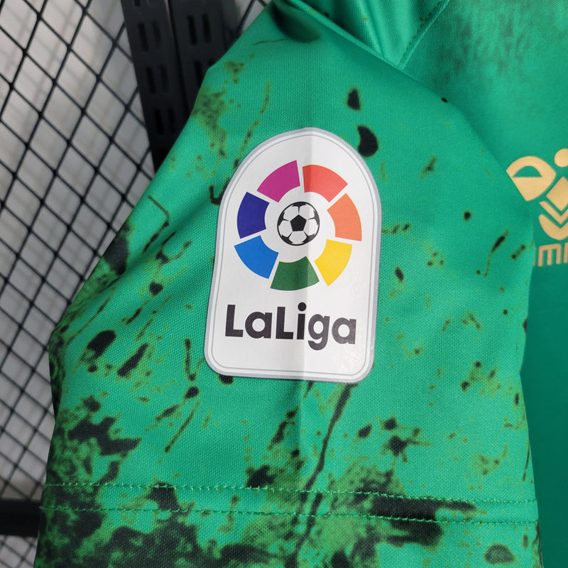 Real Betis Home 23/24 Shirt - Hummel Men's Fan - Launch